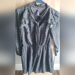 Peppermint Giraffe Dress Sz S